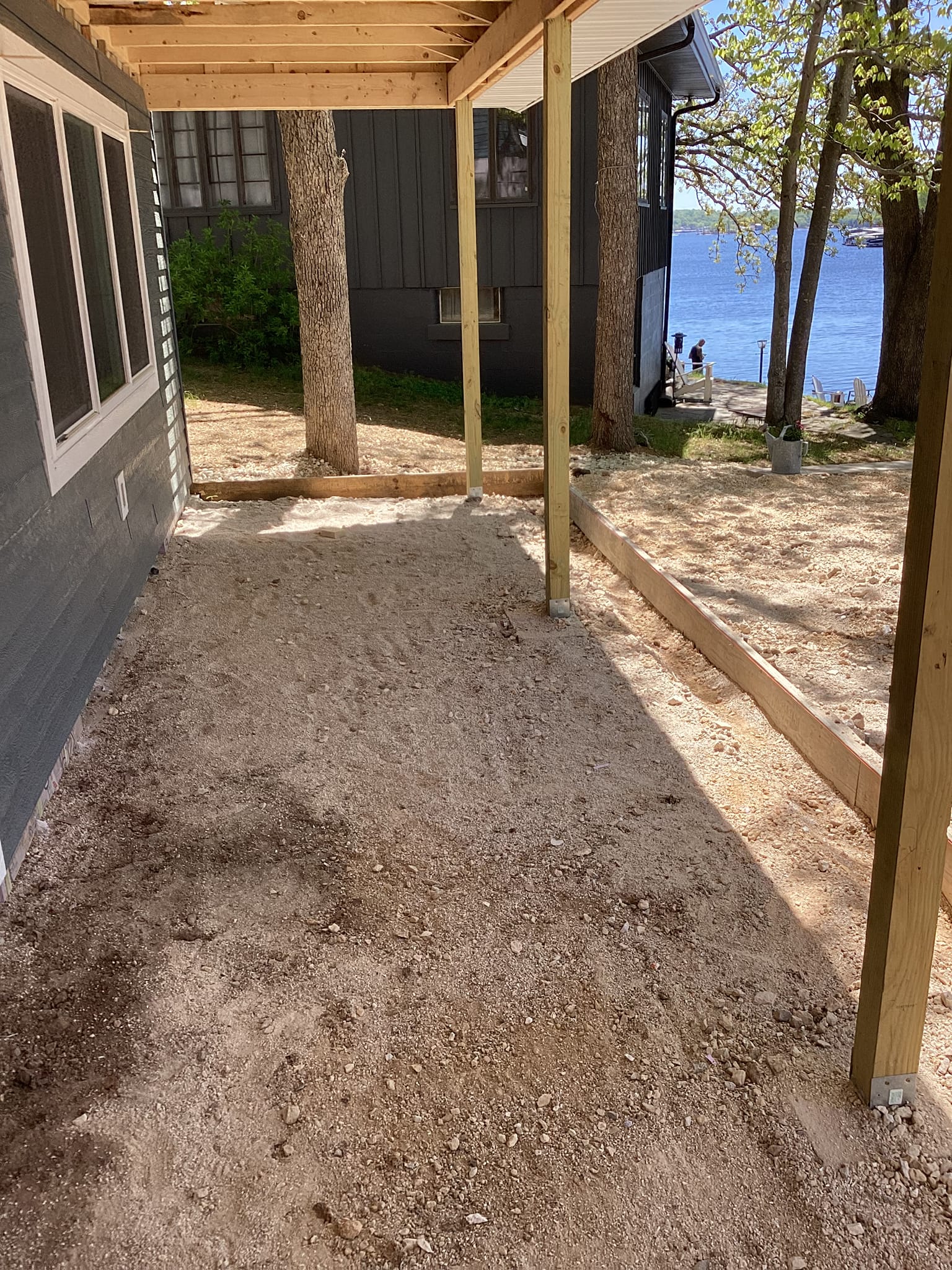 Concrete work in progress