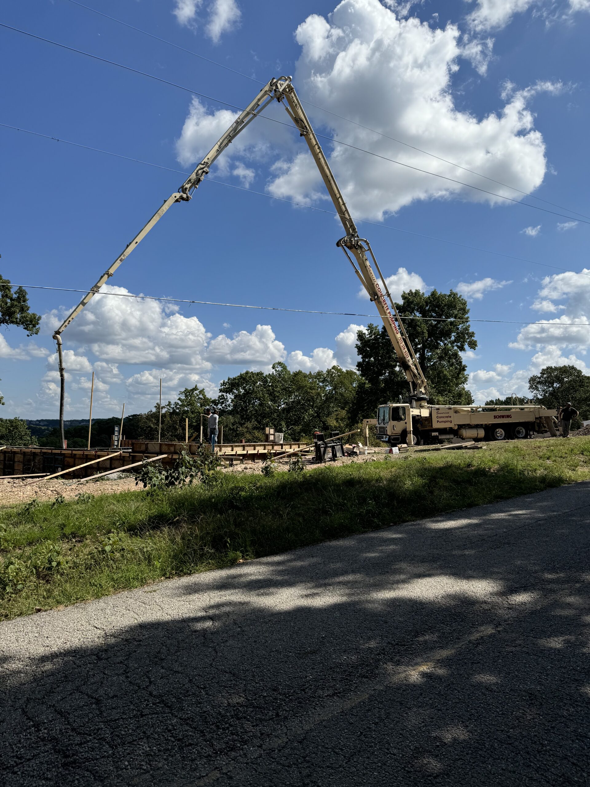 Concrete finishing