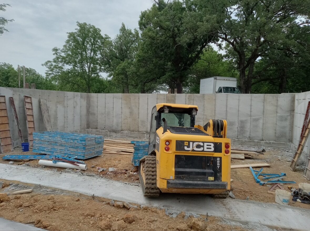 Concrete work at the Lake of the Ozarks