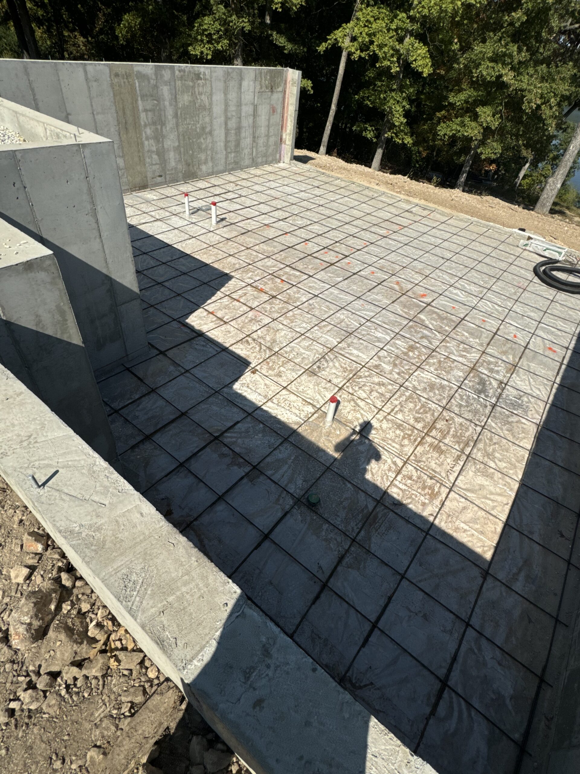 Concrete pour