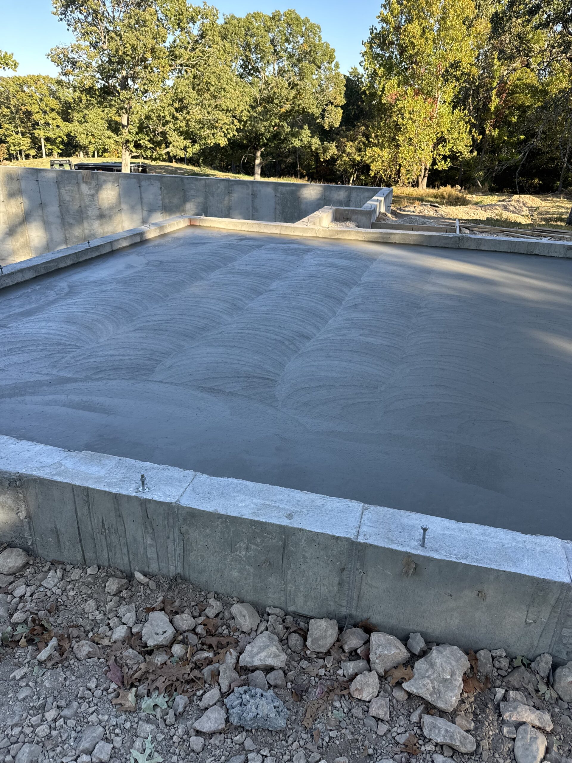 Finished concrete work